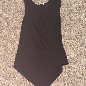 Black Sleeveless Bodysuit, shaping body suit size small